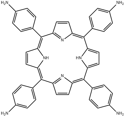 5,10,15,20-테트라키스(4-아미노페닐)-21H,23H-포르핀 구조식 이미지