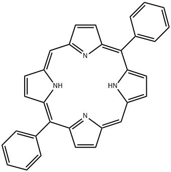 5,15-DIPHENYL-21H,23H-PORPHINE Structure