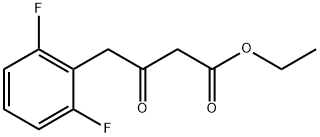 벤젠부탄산,2,6-디플루오로-b-옥소-,에틸에스테르 구조식 이미지