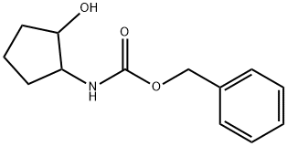 Benzyl (2-hydroxycyclopentyl)carbamate 구조식 이미지