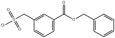 Benzyl 3-[(Chlorosulfonyl)Methyl]benzoate Structure