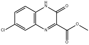 메틸7-CHLORO-3-OXO-3,4-DIHYDROQUINOXALINE-2-CARBOXYLATE 구조식 이미지