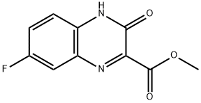 메틸7-FLUORO-3-OXO-3,4-DIHYDROQUINOXALINE-2-CARBOXYLATE 구조식 이미지