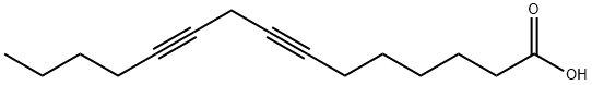 7,10-Pentadecadiynoic acid Structure