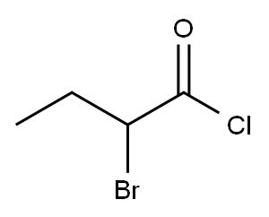 2-bromobutyryl chloride 구조식 이미지