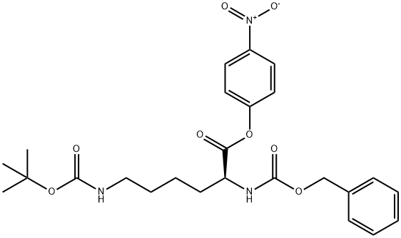 Z-LYS(BOC)-ONP 구조식 이미지