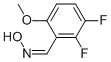 2,3-디플루오로-6-메톡시-벤즈알데히드옥심 구조식 이미지