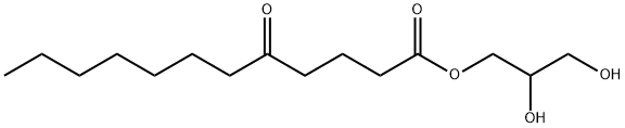 α-Glyceryl-δ-keto-dodecanoate Structure
