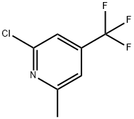 2-Chloro-6-methyl-4-(trifluoromethyl)pyridine Structure