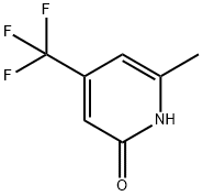 6-METHYL-4-(TRIFLUOROMETHYL)-2(1H)-PYRIDONE 구조식 이미지
