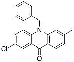 9(10H)-Acridinone,  2-chloro-6-methyl-10-(phenylmethyl)- Structure