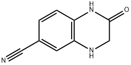 6-퀴녹살린카보니트릴,1,2,3,4-테트라하이드로-2-옥소-(9CI) 구조식 이미지