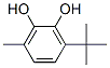 3-tert-butyl-6-methylpyrocatechol  Structure