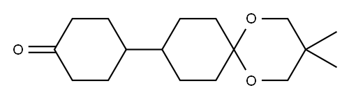 4-(3,3-DIMETHYL-1,5-DIOXASPIRO[5,5]UNDEC-9-YL) CYCLOHEXANONE 구조식 이미지