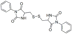 5,5'-[디티오비스(메틸렌)]비스(3-페닐-2,4-이미다졸리딘디온) 구조식 이미지