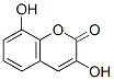 3,8-Dihydroxycoumarin Structure