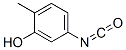 Phenol, 5-isocyanato-2-methyl- (9CI) Structure