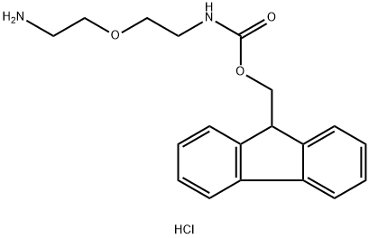 FMOC-2-(2-아미노에톡시)-에틸아민염산염 구조식 이미지
