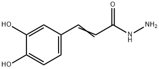2-프로펜산,3-(3,4-디히드록시페닐)-,히드라지드 구조식 이미지