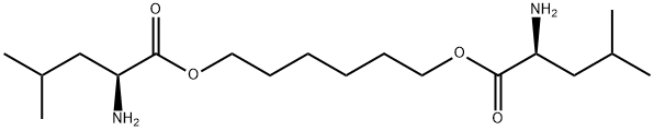 (2S,2'S)-2-AMINO-4-METHYL-PENTANOIC ACID 6-(2-AMINO-4-METHYL-PENTANOYLOXY)-HEXYL ESTER Structure