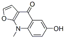 Furo[2,3-b]quinolin-4(9H)-one,  6-hydroxy-9-methyl- Structure
