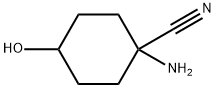 Cyclohexanecarbonitrile, 1-amino-4-hydroxy- (9CI) Structure