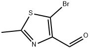 4-티아졸카르복스알데히드,5-브로모-2-메틸-(9CI) 구조식 이미지