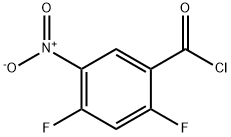 5-(Chloroformyl)-2,4-difluoronitrobenzene, 5-(Chlorocarbonyl)-2,4-difluoronitrobenzene Structure