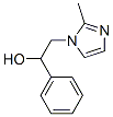 1-Phenyl-2-(2-methyl-1H-imidazole-1-yl)ethanol 구조식 이미지