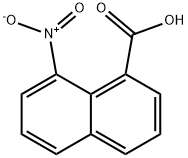 8-NITRO-NAPHTHALENE-1-CARBOXYLIC ACID 구조식 이미지