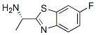 2-Benzothiazolemethanamine,6-fluoro-alpha-methyl-,(alphaS)-(9CI) Structure