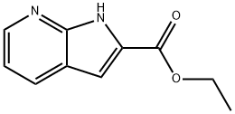1H-피롤로[2,3-b]피리딘-2-카르복실산,에틸에스테르 구조식 이미지