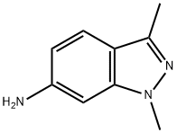 1,3-DiMethyl-6-aMino-1H-indazole 구조식 이미지