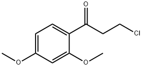 3-클로로-2',4'-디메톡시프로피오페논 구조식 이미지
