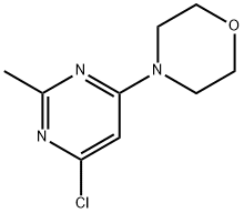 4-(6-CHLORO-2-METHYLPYRIMIDIN-4-YL)MORPHOLINE 구조식 이미지