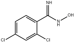 2,4-디클로로-N'-하이드록시벤젠카복스이미다미드 구조식 이미지