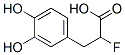 히드로신남산,알파-플루오로-3,4-디하이드록시-(8CI) 구조식 이미지