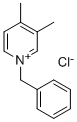 N-BENZYL-3,4-LUTINIDINIUM CHLORIDE Structure