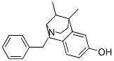 3-benzyl-1,2,3,4,5,6-hexahydro-6,11-dimethyl-2,6-methano-3-benzazocin-8-ol  구조식 이미지