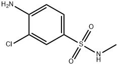 4-AMINO-3-CHLORO-N-METHYLBENZENESULFONAMIDE Structure