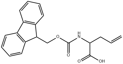 FMOC-DL-2-AMINO-4-PENTENOIC ACID Structure