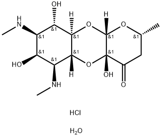 Spectinomycin dihydrochloride pentahydrate 구조식 이미지