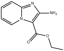 Imidazo[1,2-a]pyridine-3-carboxylic acid, 2-amino-, ethyl ester (9CI) Structure