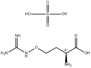 L-Canavanine sulfate 구조식 이미지