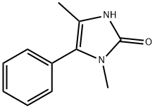 1,4-Dimethyl-1,3-dihydro-5-phenyl-2H-imidazol-2-one Structure