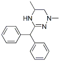 3-(Diphenylmethyl)-1,4,5,6-tetrahydro-1,5-dimethyl-1,2,4-triazine Structure