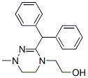 2-[3-(Diphenylmethyl)-5,6-dihydro-1-methyl-1,2,4-triazin-4(1H)-yl]ethanol Structure