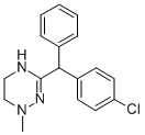 1,4,5,6-Tetrahydro-3-(p-chlorodiphenylmethyl)-1-methyl-as-triazine Structure