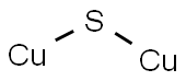 Медь (I) сульфид структурированное изображение