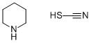 Thiocyanic acid piperidine Structure